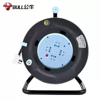 BULL公牛卷线盘 GN-804 工程无线拖线盘滚子线轴绕线盘