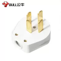 BULL公牛 GN-T32 四脚扁插头32A 380V三相四极插头工业插头