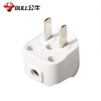 BULL公牛 T-10L2 定做电源线连接插头*5盒