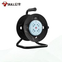 公牛bull工程线盘排插插座804D-30米-2.5平方线 移动卷线盘