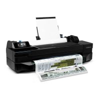 惠普(HP)DesignJet T120 A1大幅面打印机 24英寸绘图仪 CAD工程打印机绘图仪 (CQ891C)(XF)