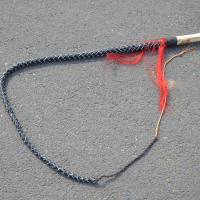 ACE武术器材 太极鞭 牛皮鞭 2.5米
