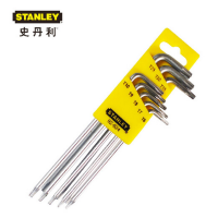 史丹利(Stanley) 92-624-23 8件套长L形中孔花形扳手TT6-TT25(单位:套)
