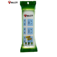 公牛(bull) 移动式插座 GN-102 6插位-无线/无开关