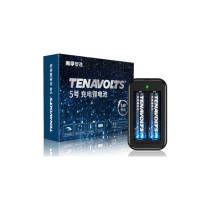 南孚 NANFU 5号充电锂电池2粒套装1.5VTENAVOLTSUSB充电适用游戏手柄/吸奶器等AA五号