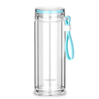 肖邦(CHOBOND) 乐派极简水晶杯 蓝色 水晶杯 保温杯 纪念品杯子 商务 办公 户外 便捷杯 杯子