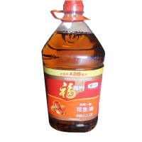 福临门 压榨一级花生油 净含量:5.315升 家用食用油物理压榨一级大花生