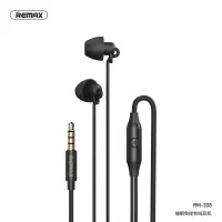 remaxRM-208入耳式I睡眠耳机不压耳侧睡舒服防噪音睡觉专用asmr助学习隔音高音质耳塞-黑色