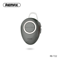 remax睿量RB-T22无线休闲隐形蓝牙耳机苹果华为vivo小米超长待机手机电脑通用立体音入耳式运动听歌耳机-炭黑色