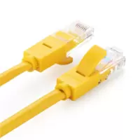绿联 UGREEN 30641 超五类网线 百兆网络连接线 CAT5E 超5类 电脑网络跳线 成品网线 8米 黄色