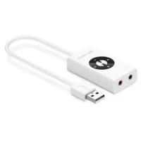 绿联 UGREEN 30448 USB外置声卡 多功能多音效USB免驱耳机麦克风转换器 台式机笔记本苹果电脑外接声卡