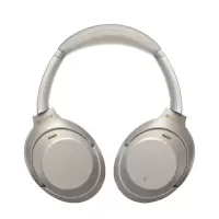 索尼(SONY)WH-1000XM3 头戴式高解析度无线蓝牙降噪耳机 触控面板 智能降噪 长久续航 铂金银