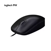 罗技(Logitech) 有线鼠标 M100 黑色 ZG