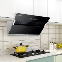 企购优品樱雪 19m³瞬吸 抽油烟机侧吸式 吸油烟机大吸力 抽烟机 家用 一级能效 智能触控C1925(B)W