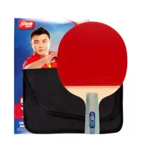 红双喜DHS乒乓球成品拍新款T5006 R5006 直拍 双面反胶重心居中 5星级全能型 单拍带原装拍套 R5006