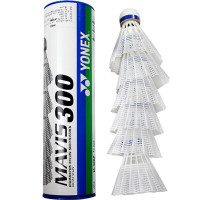 尤尼克斯正品 羽毛球耐打稳定塑料球 尼龙球 M-300P白色