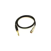 绿特 6.5mm二芯转BNC音频线,TRS to BNC,1.5m 货期3-5天
