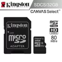 金士顿(KINGSTON) 32GB 内存卡 TF 存储卡 SDCS ZG
