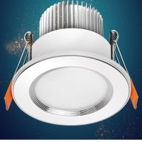 XHS 筒灯10W漆白PC开孔10.5-12cm嵌入式暗装照明