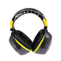 代尔塔 103009 隔音耳罩 降噪音睡眠用 学生学习神器静音耳机 F1英特拉各斯高性能耳罩 默认黑色