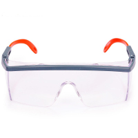 安全眼镜透明经典款 防护眼镜 护目镜 防冲击防尘防风沙 透明眼镜 101117