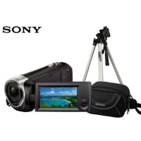 索尼HDR-CX450 高清数码摄像机 光学防抖 30倍光学变焦 蔡司镜头 支持WIFI 索尼摄像机 黑色