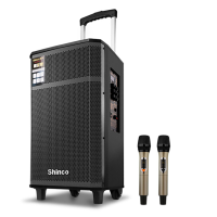 新科 SHINCO M22 拉杆音箱 12英寸 带双无线麦克风
