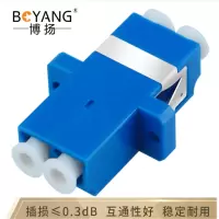 博扬 BOYANG BY-F21 电信级ST-SC耦合器 ST-SC接口 光纤法兰盘适配器