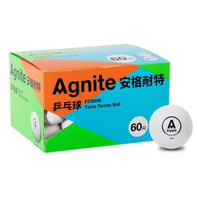 安格耐特(Agnite) F2390 W乒乓球 (60个/桶)（单位：件）
