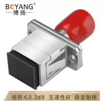 博扬 BOYANG BY-F55 电信级LC耦合器 单工LC接口 光纤法兰盘适配器