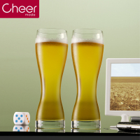 Cheer启尔啤酒杯 波兰进口无铅水晶玻璃杯果汁杯大容量玻璃水杯 扎啤杯Allez啤酒杯
