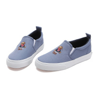 Polo Ralph Lauren婴童 Polo Bear透气帆布鞋一脚蹬童鞋