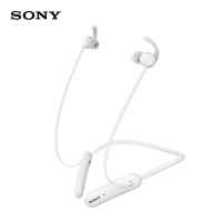 索尼(SONY) WI-SP510无线蓝牙重低音运动耳机 IPX5防水颈挂入耳式耳麦 白色