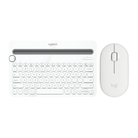 罗技(Logitech)K480白色键盘+罗技Pebble无线鼠标(单位:套)
