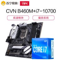 七彩虹CVN B460M GAMING PRO V20 主板+英特尔i7-10700 酷睿八核CPU处理器