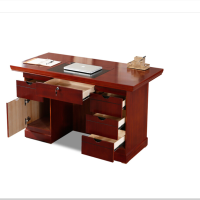 办公家具老板桌总裁桌办公桌油漆实木办公桌