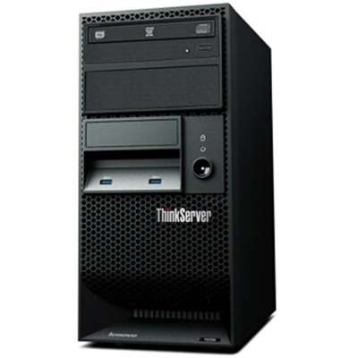 联想(Lenovo)TS250小型塔式服务器主机 E3-1225V6 16GB/128G固态/2*1T/RAID1