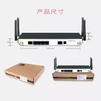 华为 HUAWEI AR101GW-LC-S 无线路由器 带机50台/5口千兆/内置3G/LTE