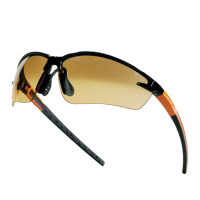 代尔塔 豪华型安全眼镜渐变色 护目镜舒适线眼镜防尘户外骑行防风镜防冲击眼镜 101110 一副