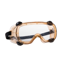 代尔塔 101100 眼罩 防化间接通风柔韧 PVC 镜体 防飞溅 醋酸酯防化加强护目镜 一副