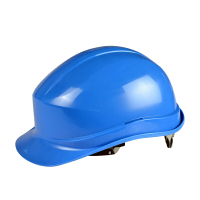 代尔塔 102011 安全帽 工地工程施工电力 防砸 透气绝缘帽 PP安全帽 PE衬插片 默认蓝色