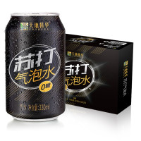 天地精华 苏打气泡水330ml*20瓶苏打水饮料调酒用饮料整箱