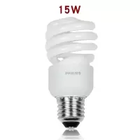 飞利浦 节能灯 E27 220V15W螺旋型（计价单位：套）
