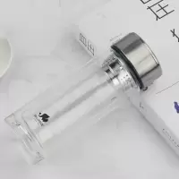 水晶贵族 SZ793-5 双层水晶玻璃杯 商务礼品办公水杯1只装