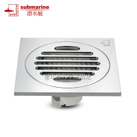 纯铜防臭地漏 防堵地漏滤网铜质防臭式TF40-10 通用管道 3寸面板(BY)