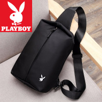花花公子(PLAYBOY)男士斜挎包休闲男包多功能胸包单肩包斜跨背包潮牌小包包