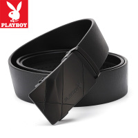 花花公子2020新款男士皮带真皮年轻人百搭牛皮自动扣休闲正品腰带