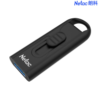 朗科(Netac)U309曜石推拉式高速闪存盘/ 加密U盘16G USB 3.0 黑色