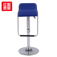【红心家居】吧台椅高脚凳子带脚踏旋转升降吧椅高脚圆吧台凳吧凳（脚盘）