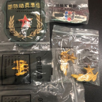 冬常服的硬标志套装